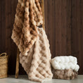 Load image into Gallery viewer, Faux Fur Leopard Blanket