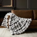 Load image into Gallery viewer, Faux Fur Leopard Blanket