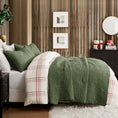 Load image into Gallery viewer, Christmas Cotton Quilt – Reversible Holiday Bedding