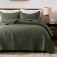 Load image into Gallery viewer, Striped Pick Stitch Quilt
