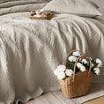 Load image into Gallery viewer, 100% Cotton Rosette Pattern Farmhouse Quilt Set