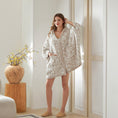 Load image into Gallery viewer, Wearable Hoodie Blanket-Leopard/Beige