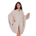 Load image into Gallery viewer, Wearable Blanket Hoodie Poncho For Women Adults
