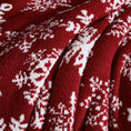 Load image into Gallery viewer, Reversible Christmas Knit Blanket