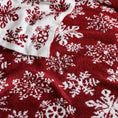 Load image into Gallery viewer, Reversible Christmas Knit Blanket