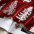 Load image into Gallery viewer, Christmas Tree Reversible Chenille Throw Blanket