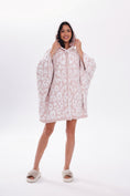 Load image into Gallery viewer, Wearable Hoodie Blanket-Leopard/Beige