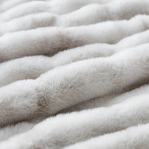 Fluffy Faux Fur Throw Blanket