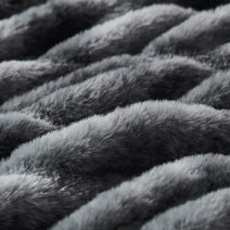 Fluffy Faux Fur Throw Blanket