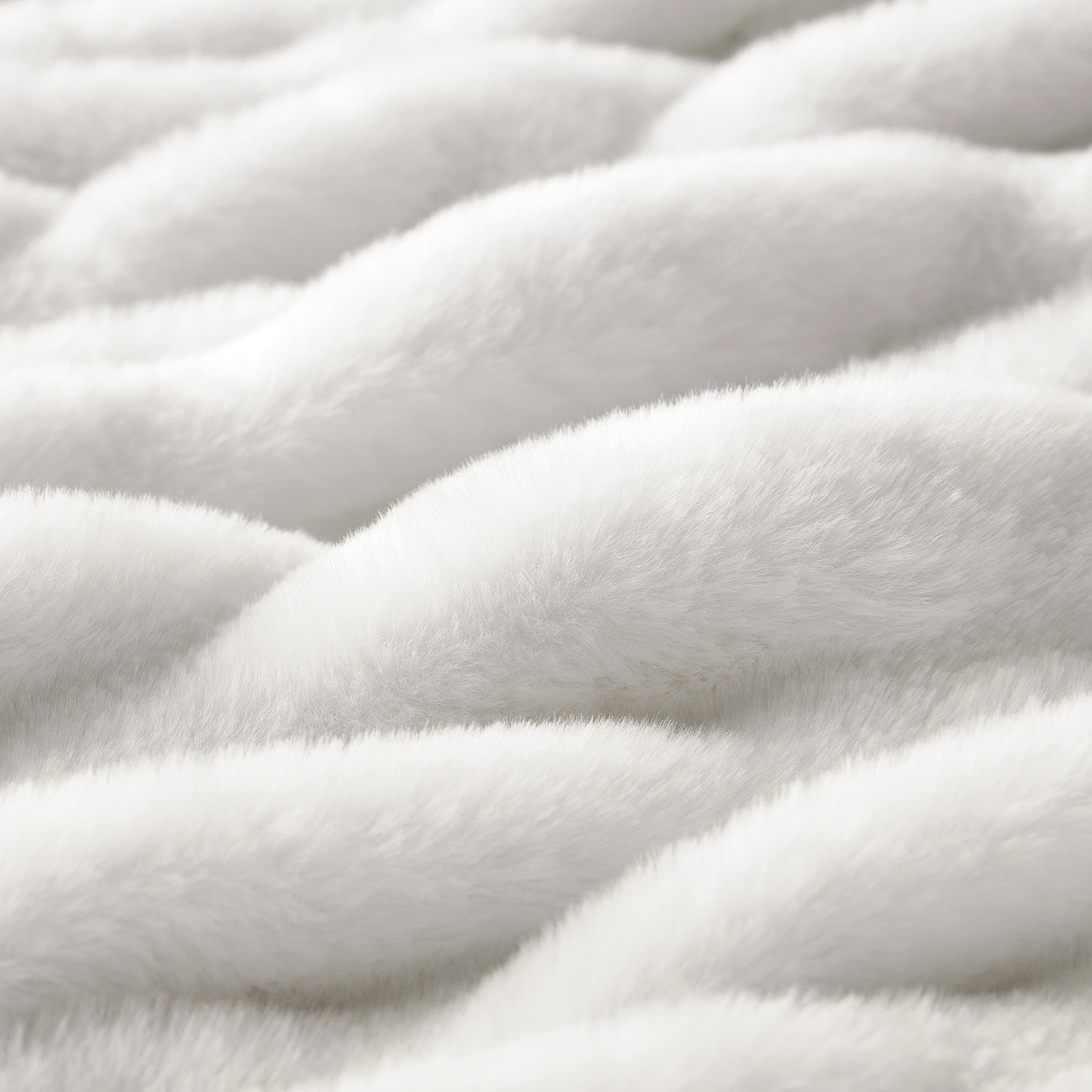 Fluffy Faux Fur Throw Blanket