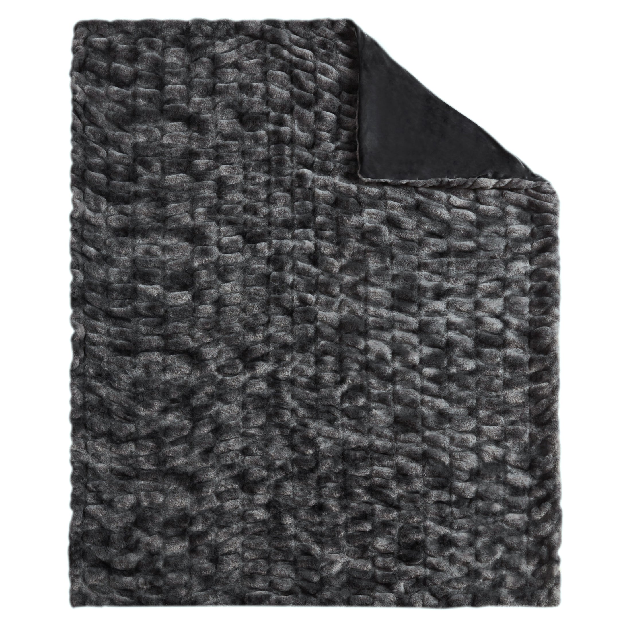 Fluffy Faux Fur Throw Blanket