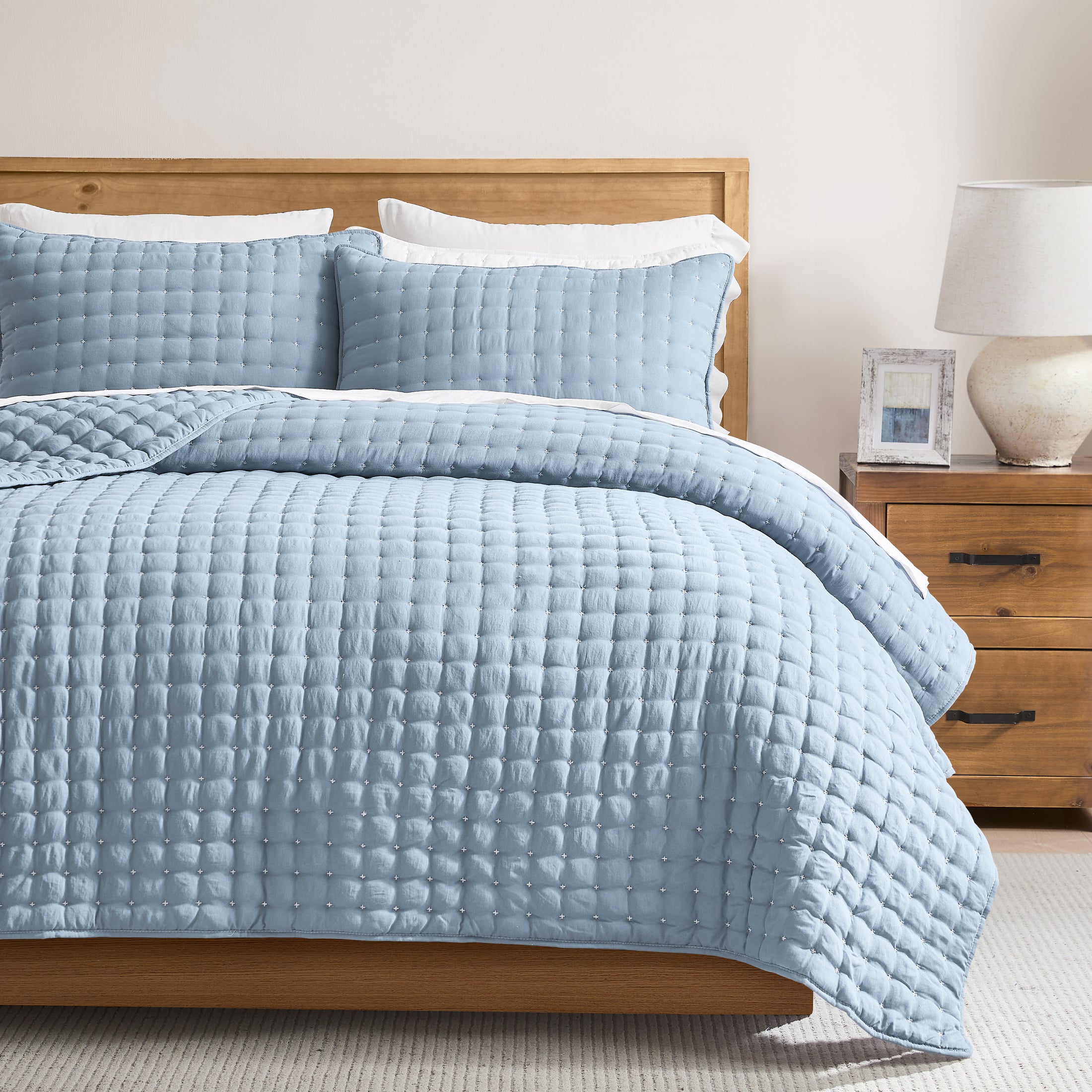 Cloud Cross Sticth Quilt