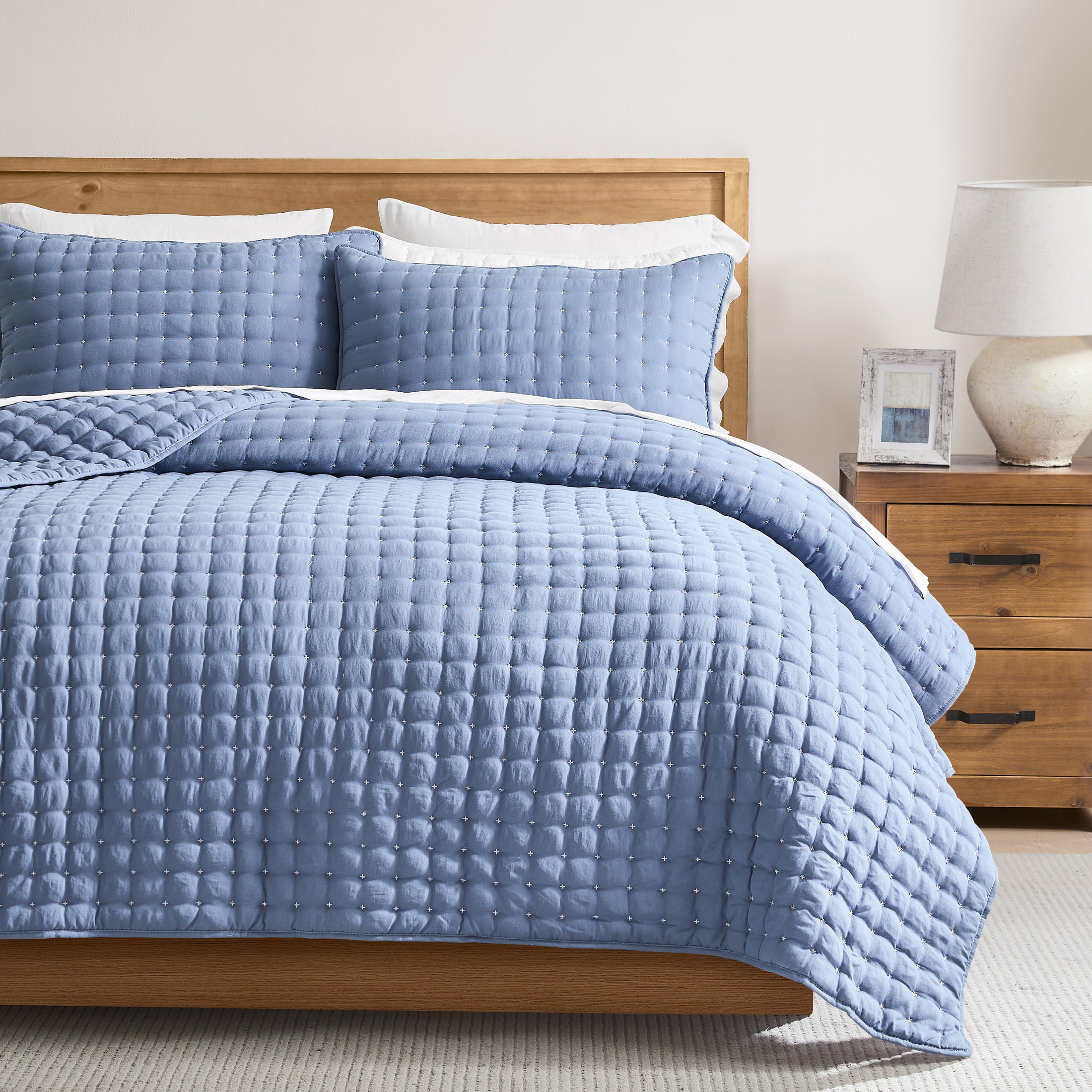 Cloud Cross Sticth Quilt