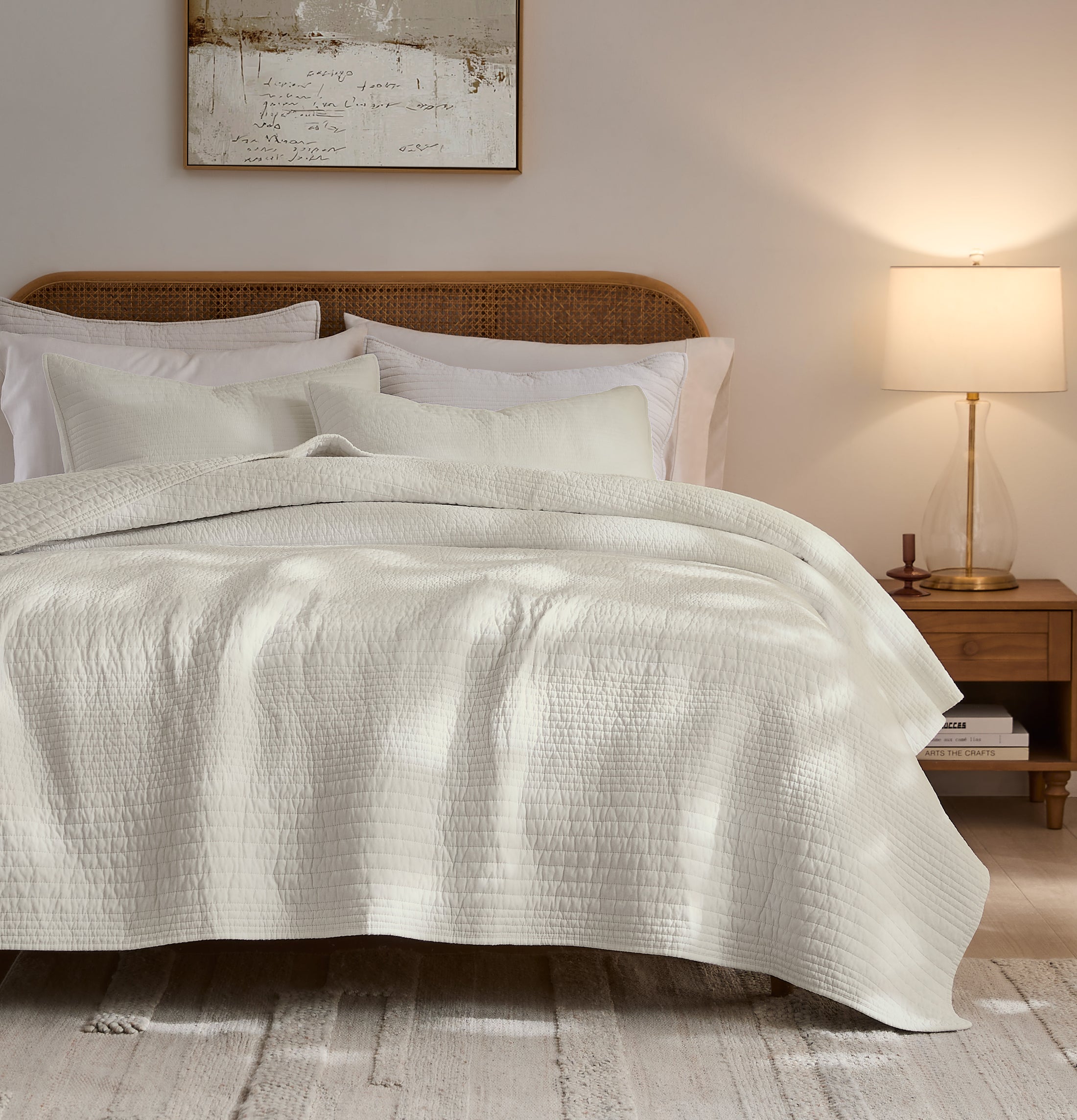 100% Cotton Stripe Quilt