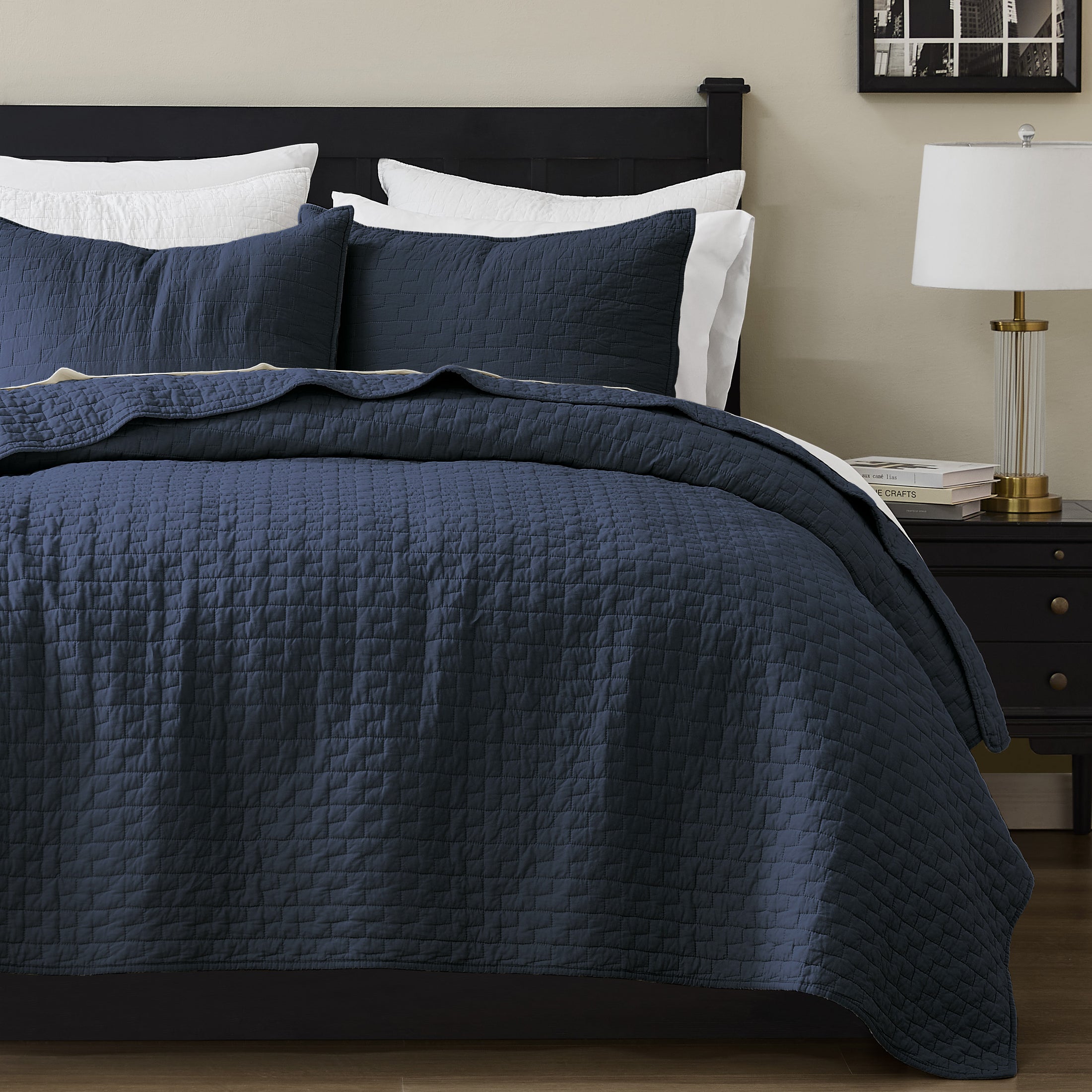 100% Cotton Cloud Ladder Quilt