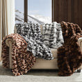 Load image into Gallery viewer, Faux Fur Leopard Blanket
