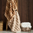 Load image into Gallery viewer, Faux Fur Leopard Blanket

