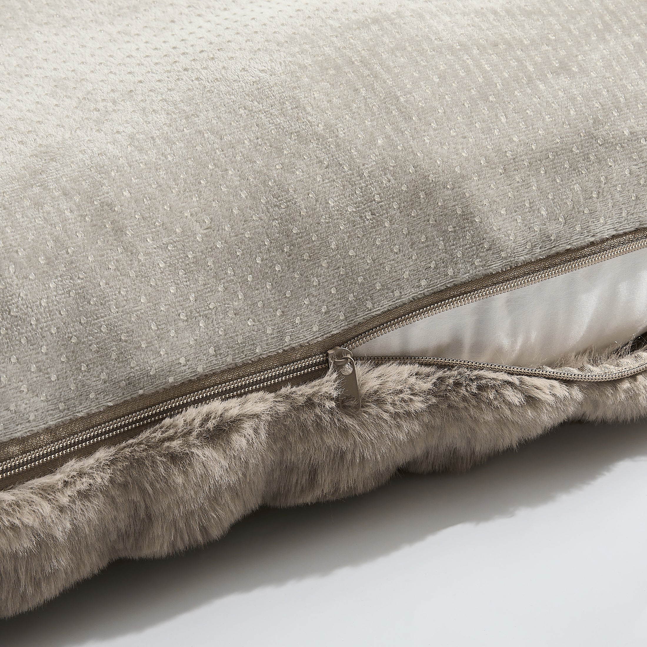Fluffy Dog Bed with Removable Cover