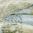 Load image into Gallery viewer, 100% Cotton Vintage Farmhouse Floral Quilt Set
