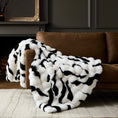 Load image into Gallery viewer, Faux Fur Leopard Blanket
