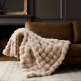 Load image into Gallery viewer, Faux Fur Leopard Blanket
