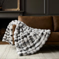 Load image into Gallery viewer, Faux Fur Leopard Blanket
