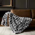 Load image into Gallery viewer, Faux Fur Leopard Blanket
