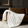 Load image into Gallery viewer, Faux Fur Leopard Blanket
