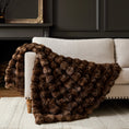 Load image into Gallery viewer, Faux Fur Leopard Blanket
