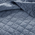 Load image into Gallery viewer, 100% Cotton Ruffled Quilt Set with Diamond Pattern
