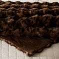 Load image into Gallery viewer, Faux Fur Leopard Blanket
