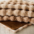 Load image into Gallery viewer, Faux Fur Leopard Blanket
