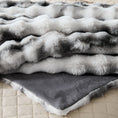 Load image into Gallery viewer, Faux Fur Leopard Blanket
