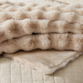 Load image into Gallery viewer, Faux Fur Leopard Blanket
