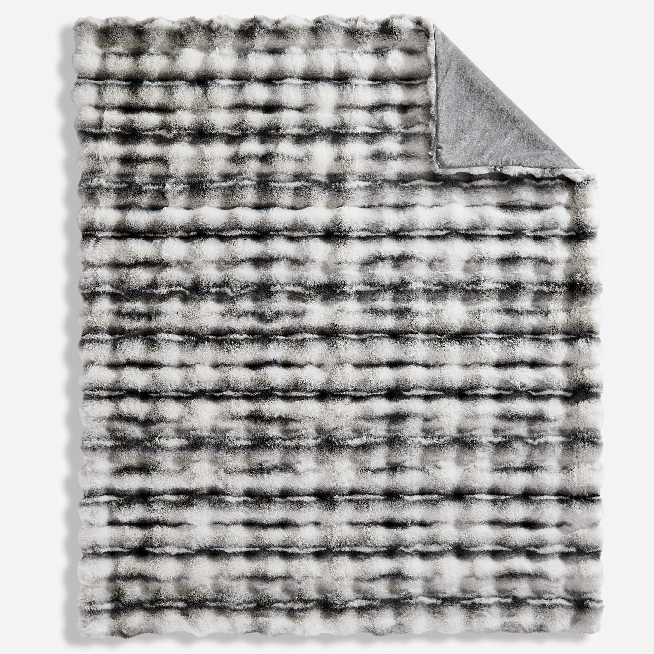Faux Fur Leopard Blanket
