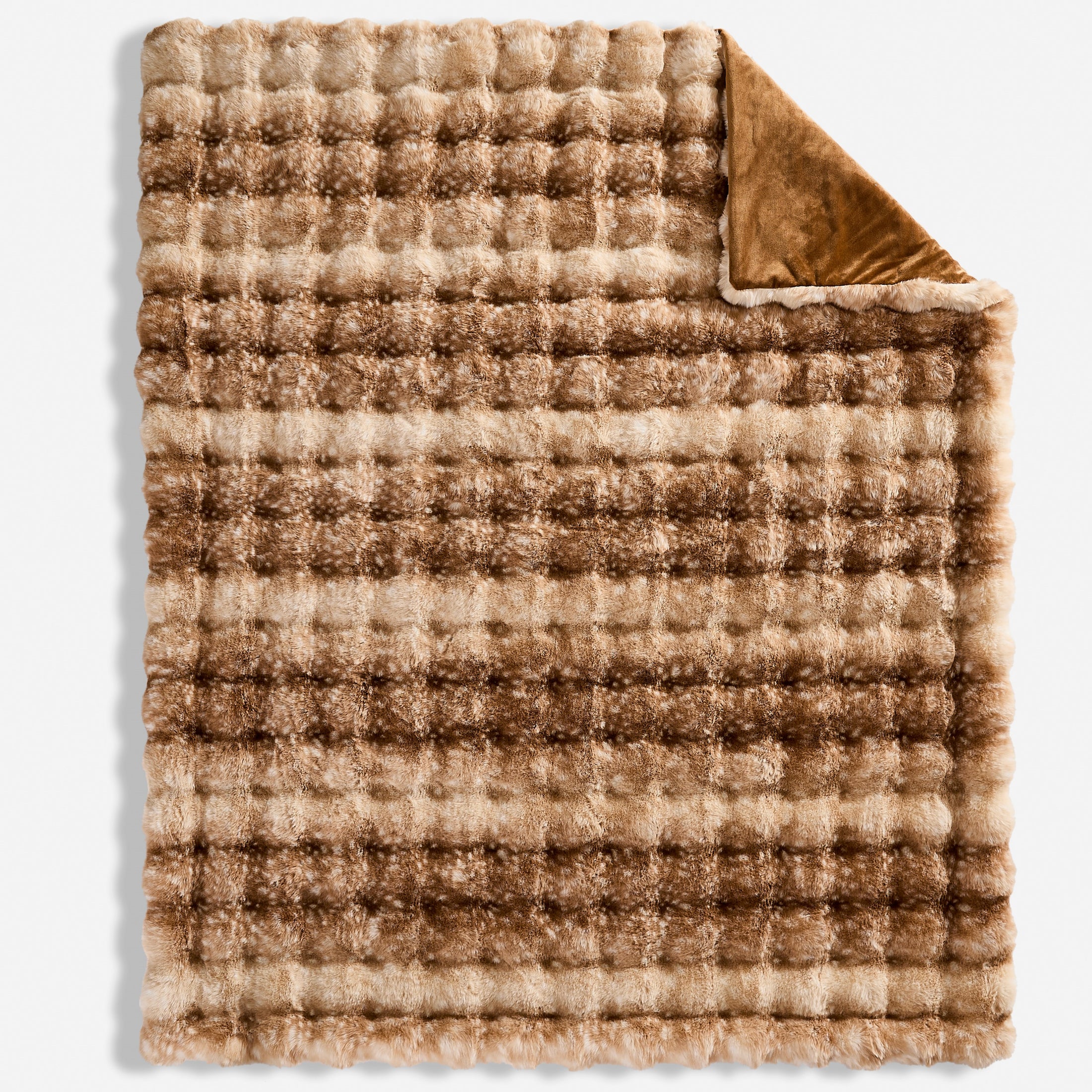 Faux Fur Leopard Blanket