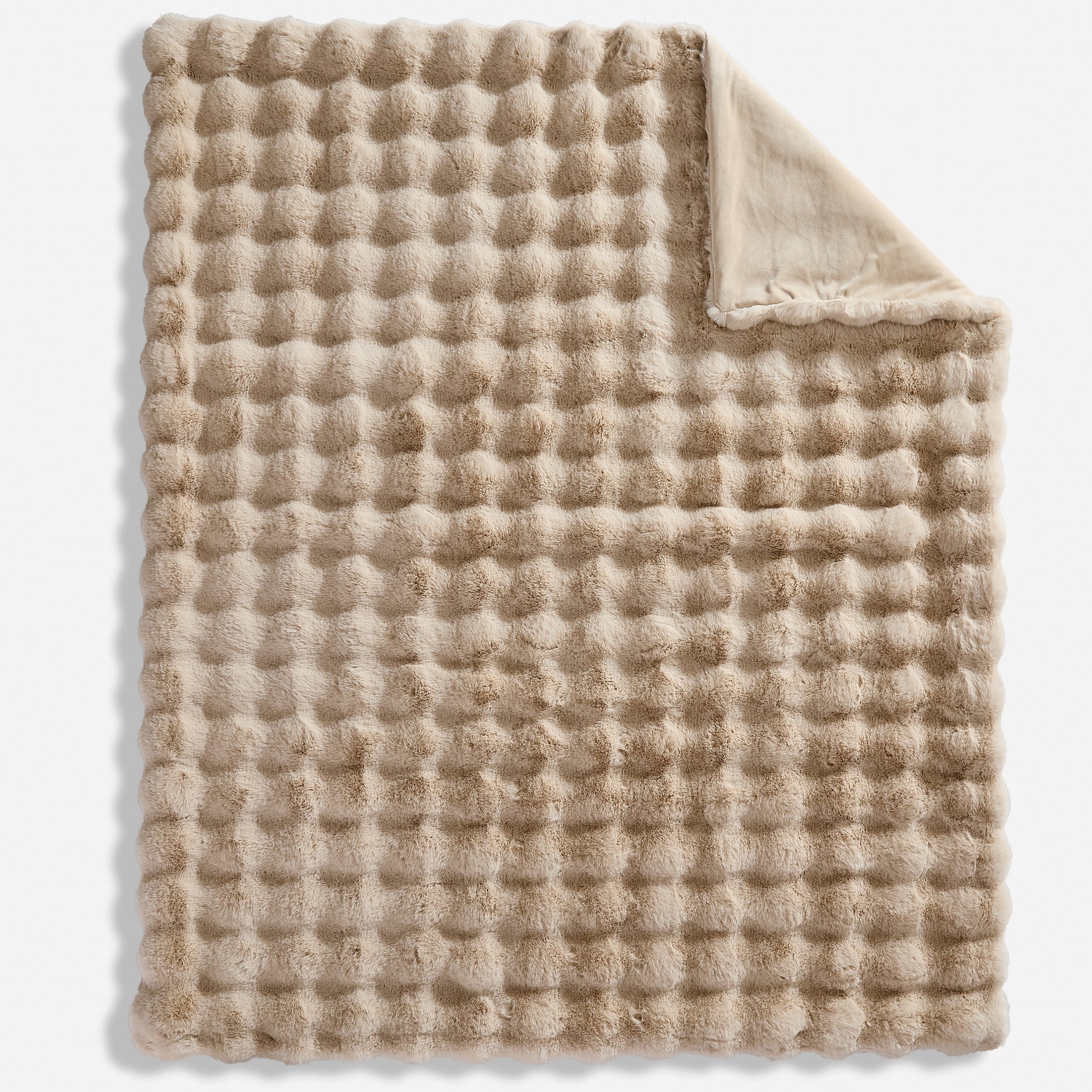 Faux Fur Leopard Blanket
