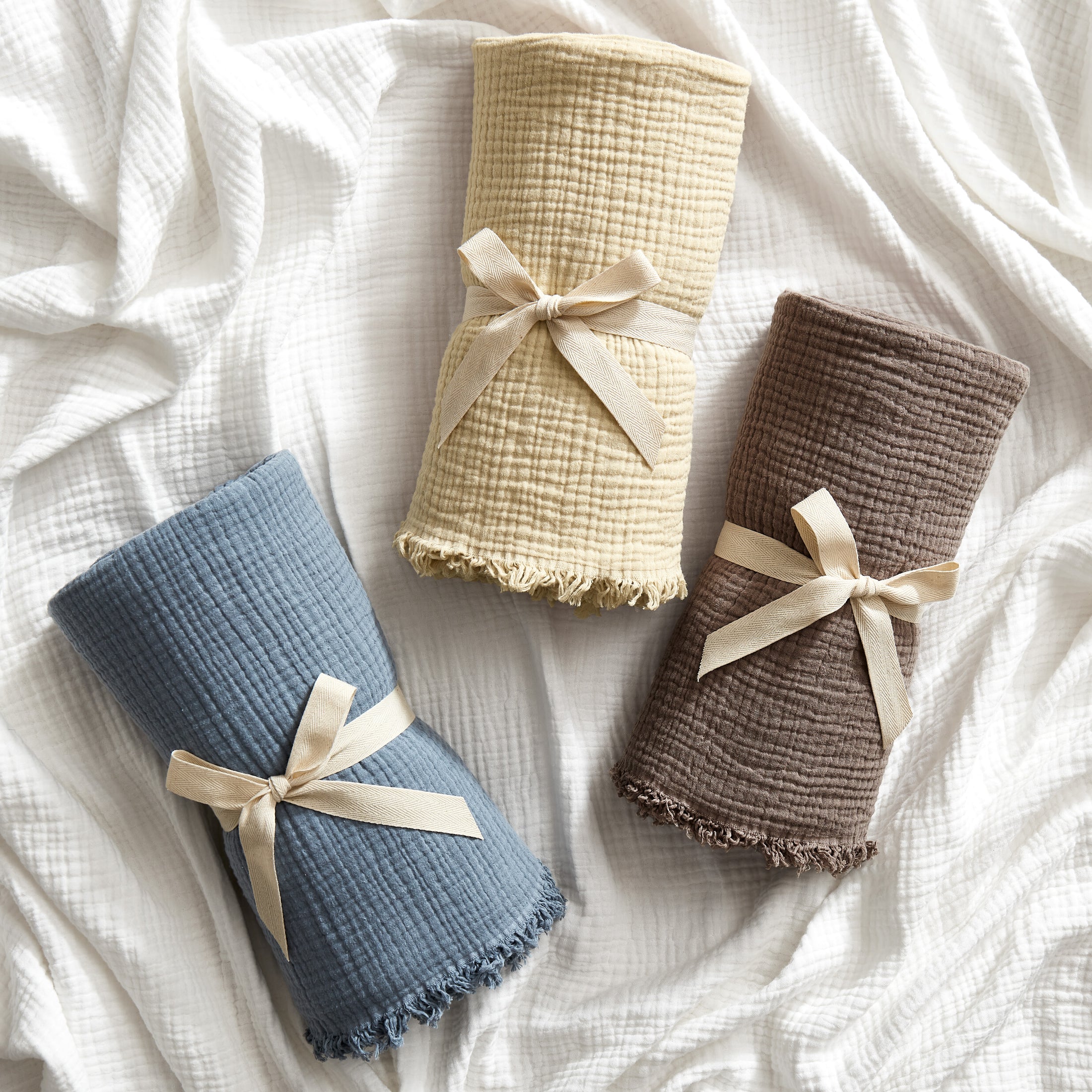 100% Cotton Muslin Throw Blanket