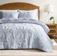 Load image into Gallery viewer, WDCOZY Leaf Embroidered Quilt Set Farmhouse Decor
