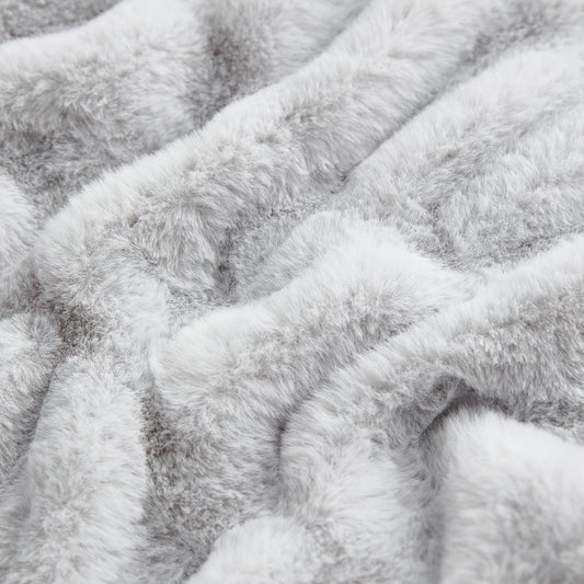Faux Fur Wearable Blanket Poncho