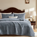Load image into Gallery viewer, Kingston Velvet Quilt Set
