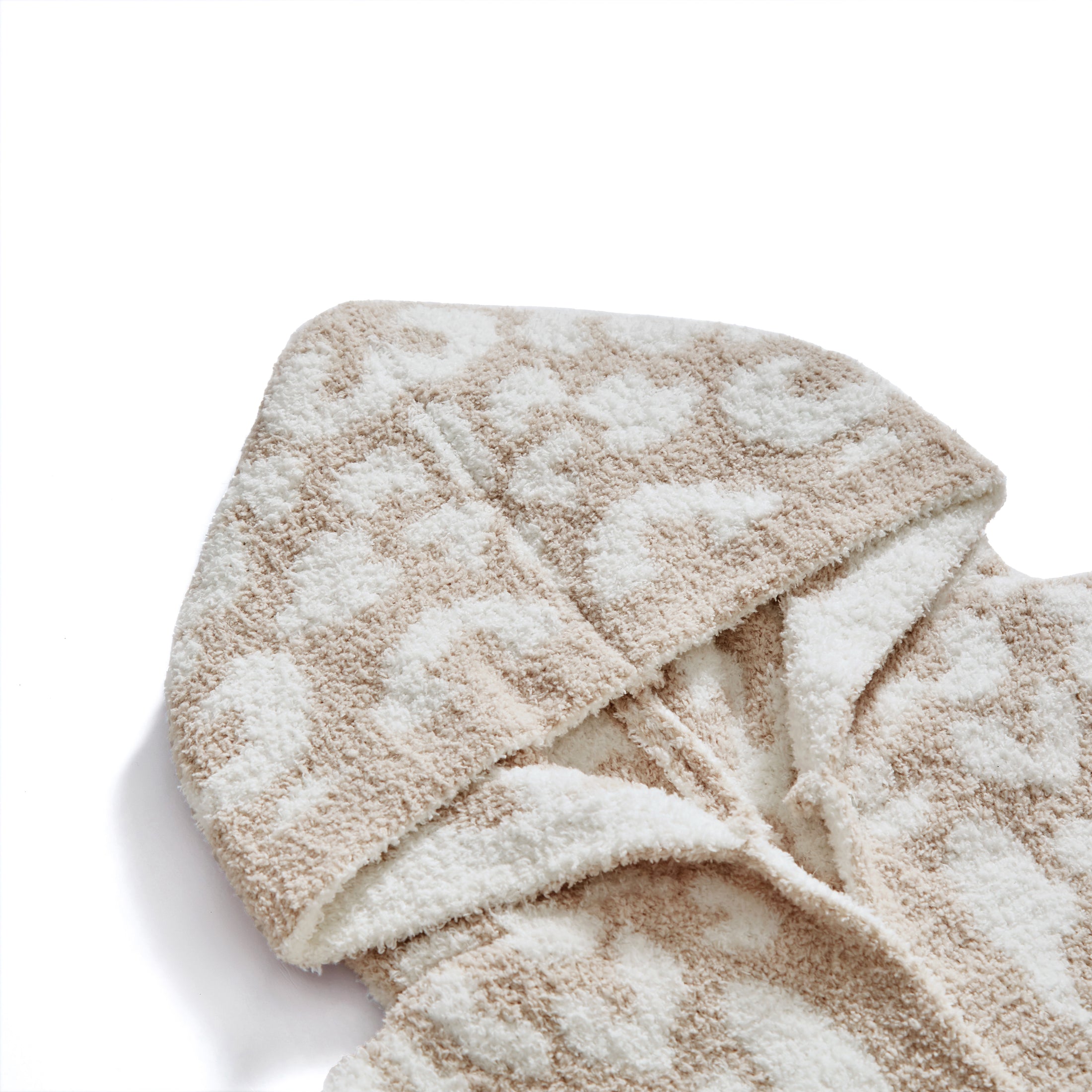 Wearable Hoodie Blanket-Leopard/Beige