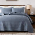 Load image into Gallery viewer, Striped Pick Stitch Quilt
