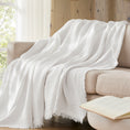 Load image into Gallery viewer, 100% Cotton Muslin Throw Blanket
