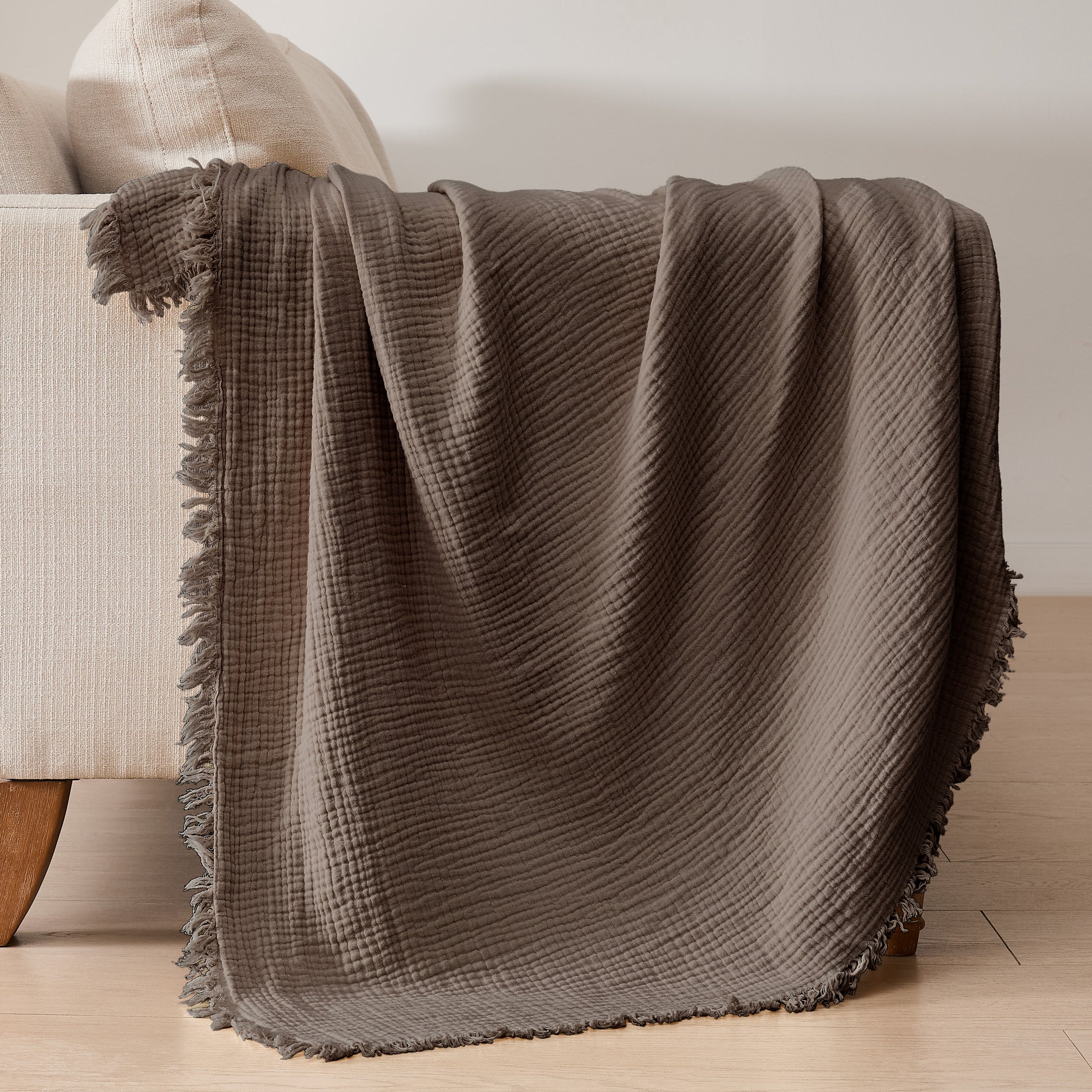 100% Cotton Muslin Throw Blanket