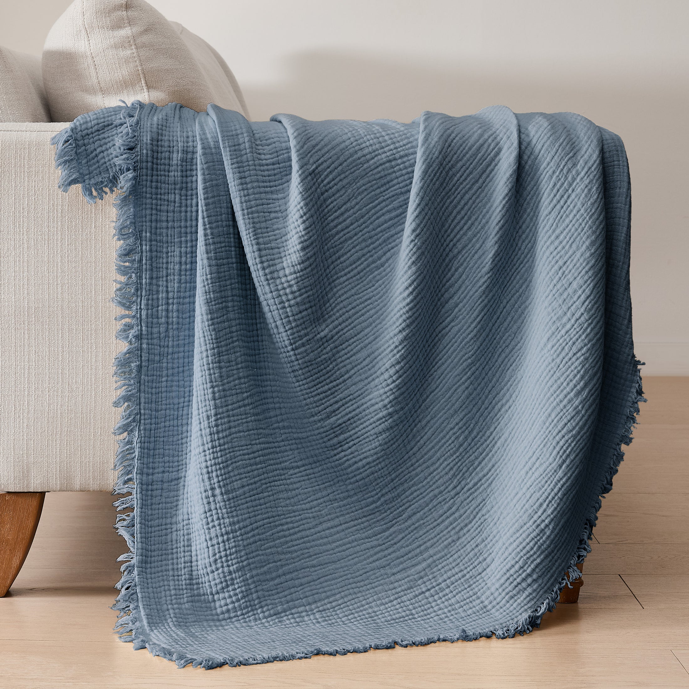 100% Cotton Muslin Throw Blanket