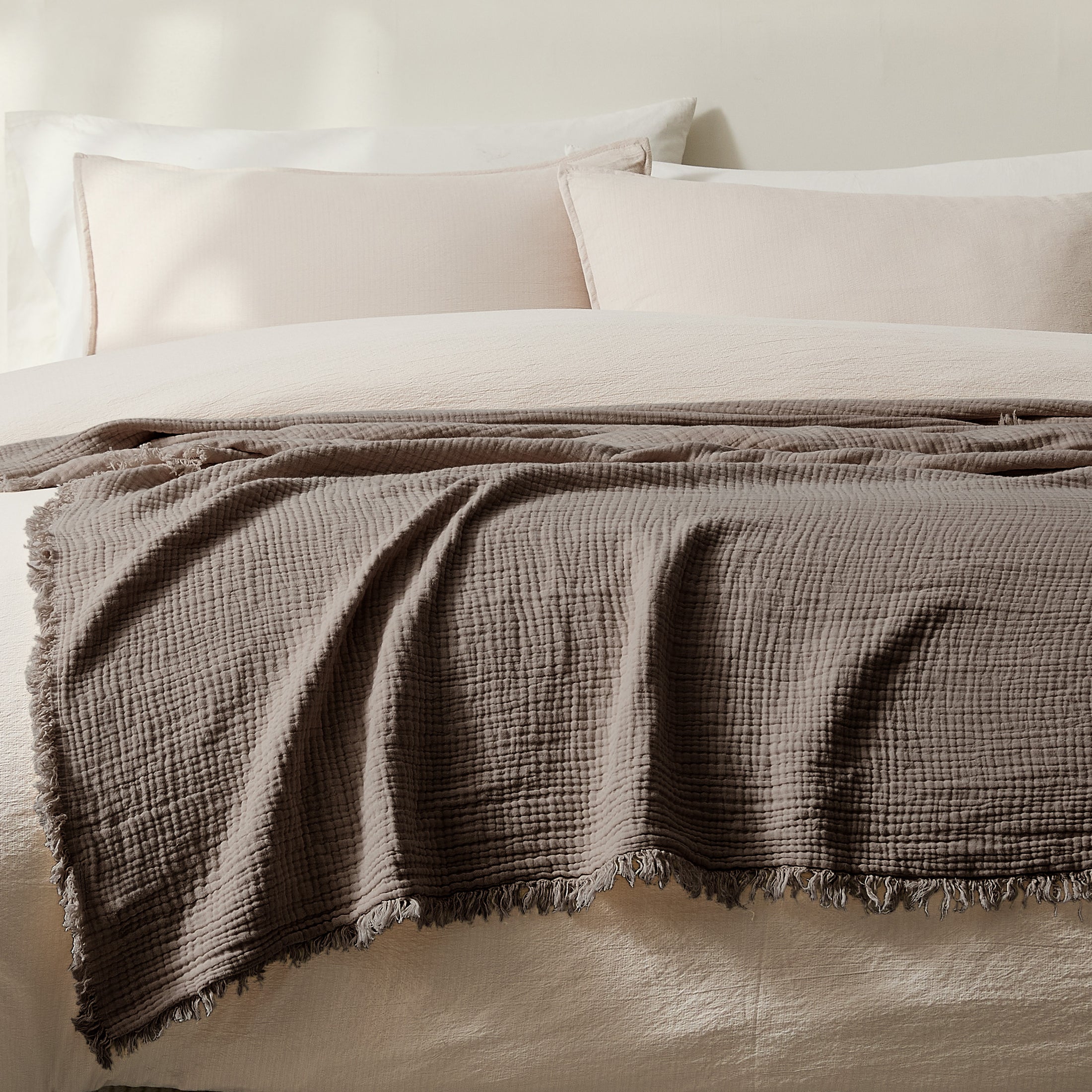 100% Cotton Muslin Throw Blanket