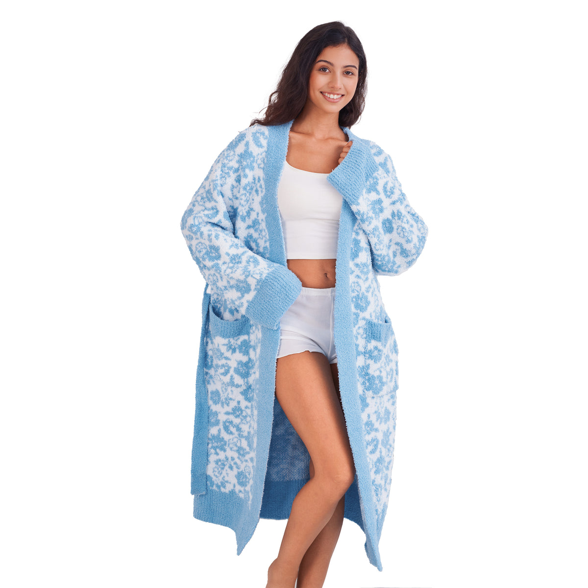 Women's Plush Robes with Pockets