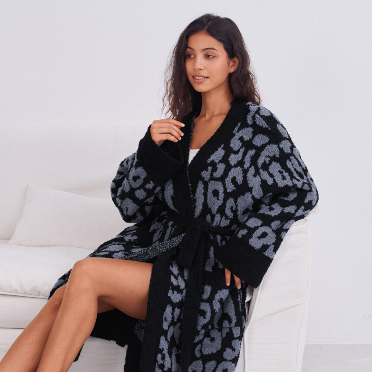 Women's Plush Robes with Pockets