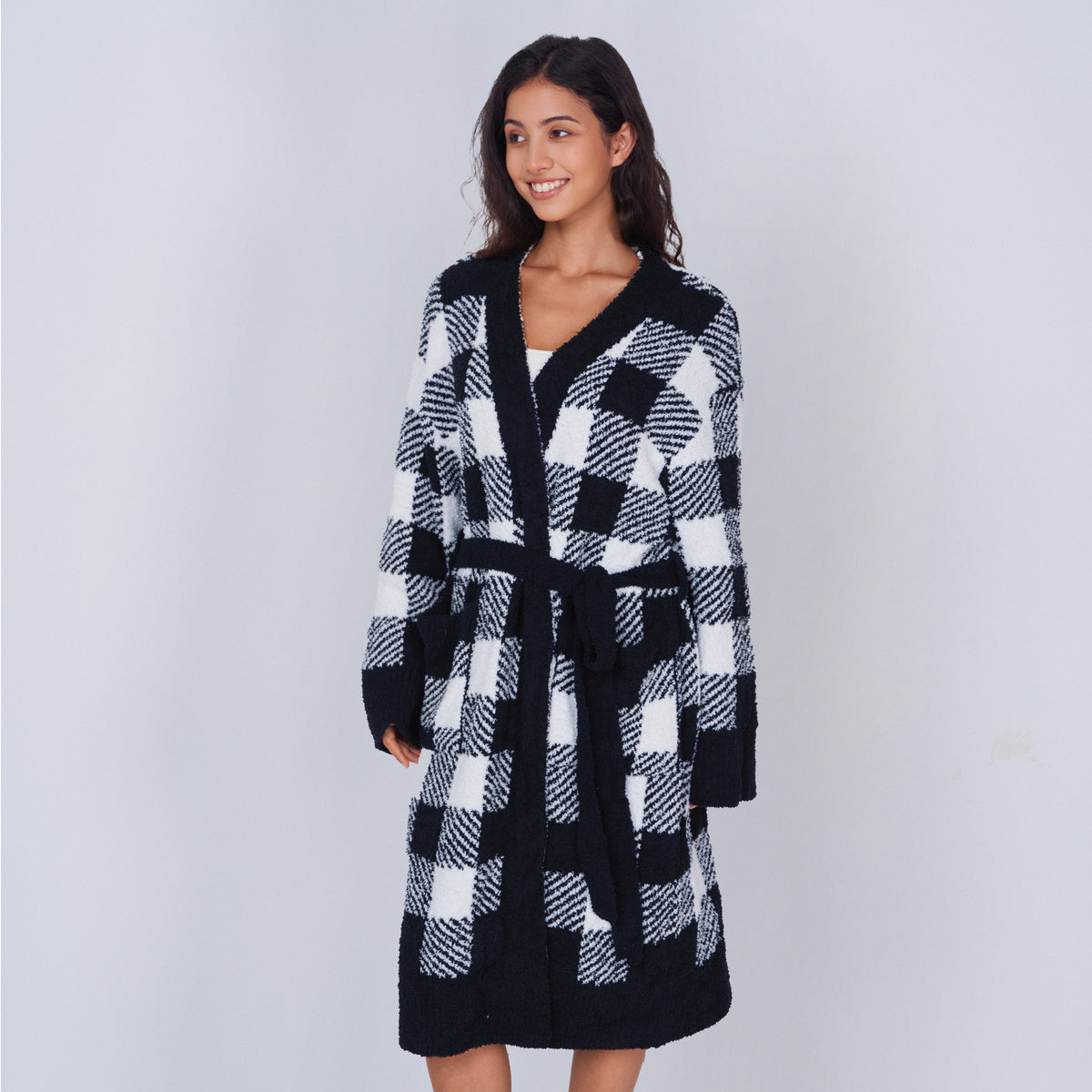 Women's Plush Robes with Pockets